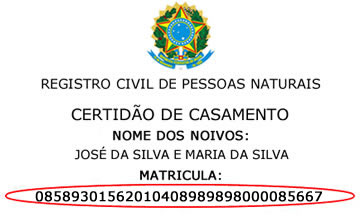 Exemplo Matrícula